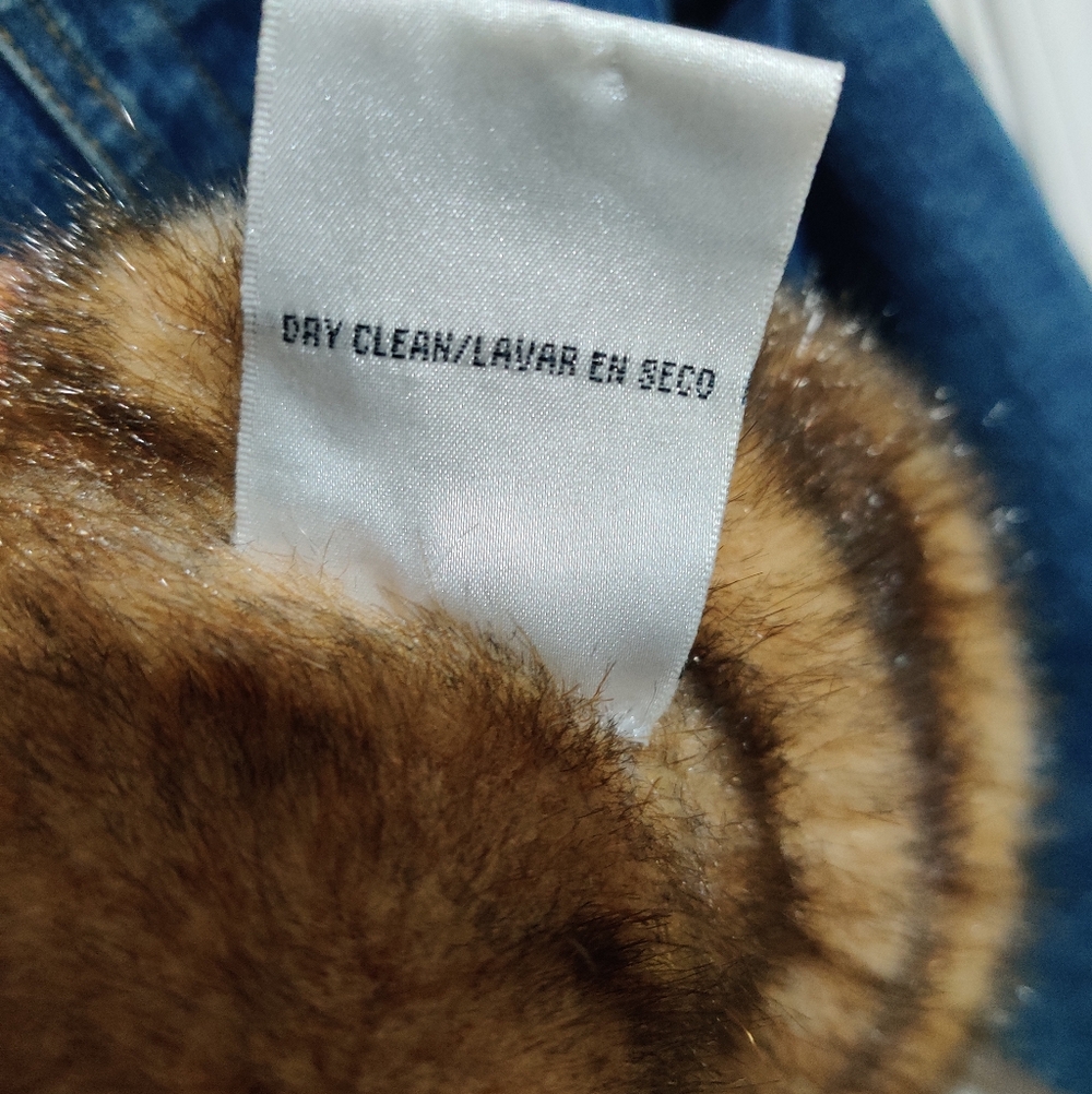 Marvin Richards 1990’s Faux Fur Vintage Denim Jacket - Picture 10 of 10